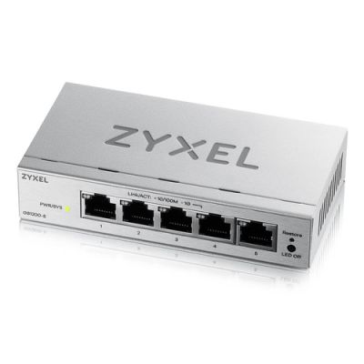 Zyxel GS1200-5V3, Managed, L2, Gigabit Ethernet (10/100/1000), Full duplex, Desktop
