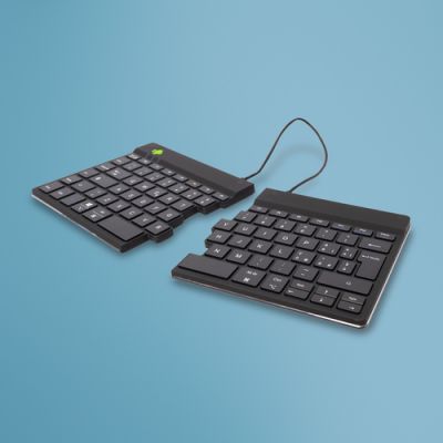 R-Go Tools Ergonomisch toetsenbord R-Go Split Break met pauzesoftware, gesplitst toetsenbord, QWERTY