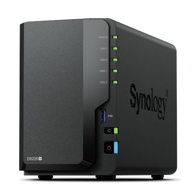 Synology DiskStation DS225+ & BX950MI-GR, NAS, Desktop, Intel® Celeron®, J4125, 2 GB, DDR4