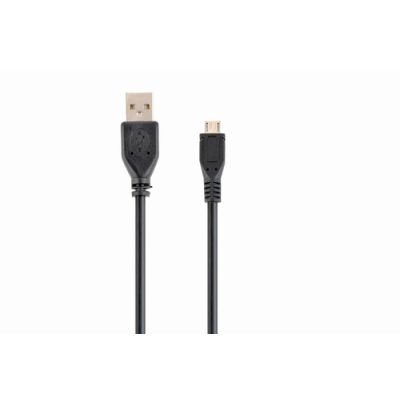 Gembird CCP-MUSB2-AMBM-1M, 1 m, Micro-USB B, USB A, USB 2.0, Mannelijk/Mannelijk, Zwart
