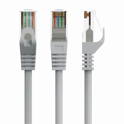 Gembird PP6U-10M, 10 m, Cat6, U/UTP (UTP), RJ-45, RJ-45, Grijs
