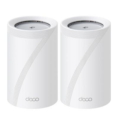 TP-Link Deco BE65 Pro (2-pack), Wit, Intern, Mesh-systeem, 30 dBmW, Tri-band (2,4 GHz / 5 GHz / 6 GH