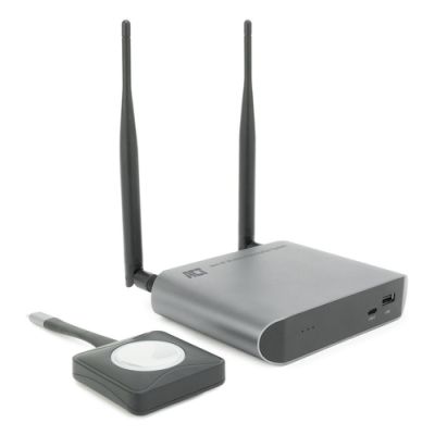 ACT Aero 4K Draadloos Presentatiesysteem, Desktop, Zwart, Grijs, 3840 x 2160, 2160p, USB Type-C, USB