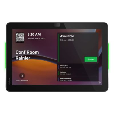 Jabra Scheduler UC, 25,6 cm (10.1"), 1920 x 1200 Pixels, 16:10, Zwart, Kensington, Android 13.0