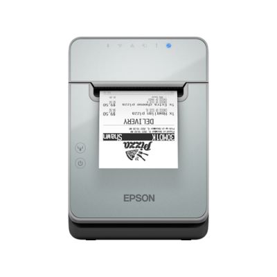 Epson TM-L100, Direct thermisch, 203 x 203 DPI, Bedraad en draadloos, Zwart, Grijs