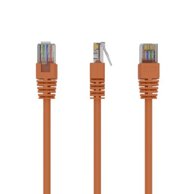 Gembird PP12-1M/O, 1 m, Cat5e, U/UTP (UTP), RJ-45, RJ-45, Oranje