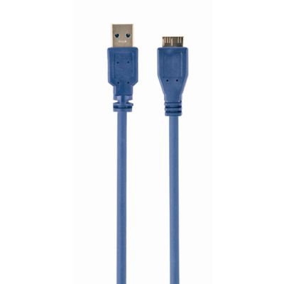 Gembird USB 3.0, 3m, 3 m, USB A, Micro-USB B, USB 3.2 Gen 1 (3.1 Gen 1), Mannelijk/Mannelijk, Blauw