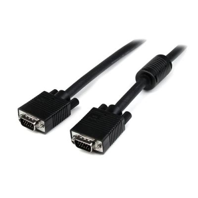 StarTech.com 15ft VGA, 4,6 m, VGA (D-Sub), VGA (D-Sub), Zwart, Nikkel, Polyvinyl chloride (PVC)