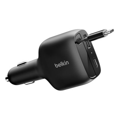 Belkin BoostCharge, Binnen, Sigarettenaansteker, 0,75 m, Zwart