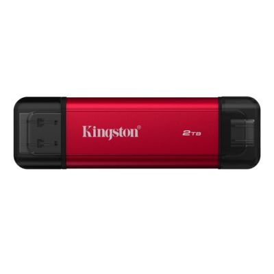 Kingston Technology 2TB Draagbare SSD met Dual USB-A/C, tot 1050MB/s USB 3.2 Gen 2, 2 TB, USB Type-A