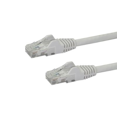 StarTech.com N6PATCH15WH, 4,6 m, Cat6, U/UTP (UTP), RJ-45, RJ-45, Wit