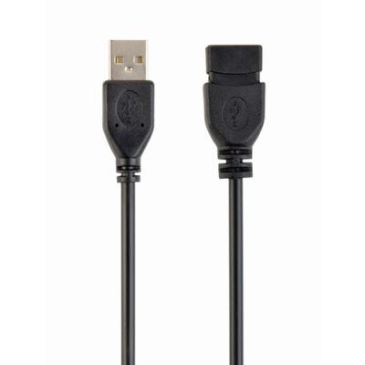 Gembird CCP-USB2-AMAF-15C, 4,6 m, USB A, USB A, USB 2.0, Mannelijk/Vrouwelijk, Zwart