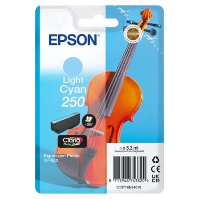 Epson 250 Violin Claria Photo HD, Lichtyaan, 5,3 ml, 1 stuk(s), Enkele verpakking
