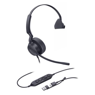 Yealink Mono Teams-headset met USB-C/A-aansluiting, Bedraad, Oproepen/muziek, 20 - 20000 Hz, 116 g,