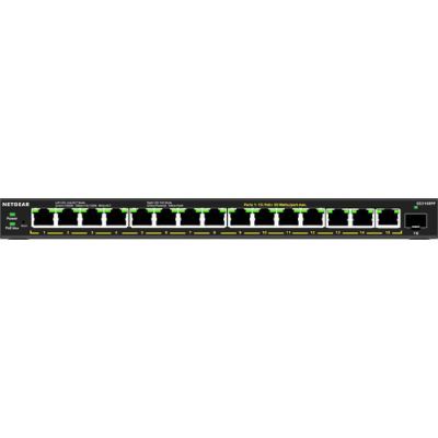 NETGEAR 16-Port High-Power PoE+ Gigabit Ethernet Plus Switch (231W) with 1 SFP port (GS316EPP), Mana