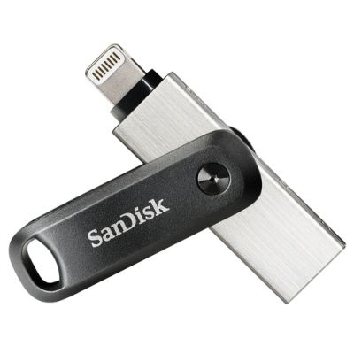SanDisk SDIX60N-128G-GN6NE, 128 GB, 3.2 Gen 1 (3.1 Gen 1), Draaibaar, Grijs, Zilver