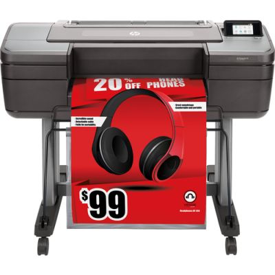 HP Designjet Z6 24-inch PostScript-printer, Inkjet, 2400 x 1200 DPI, CALS G4, HP-GL/2, HP-RTL, PDF 1