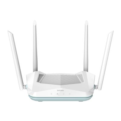 D-Link R15 EAGLE PRO AI AX1500 Smart Router, Wi-Fi 6 (802.11ax), Dual-band (2.4 GHz / 5 GHz), Ethern