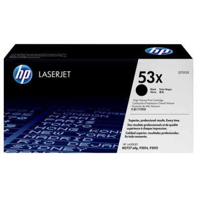 HP 53X originele high-capacity zwarte LaserJet tonercartridge, 7000 pagina's, Zwart, 1 stuk(s)