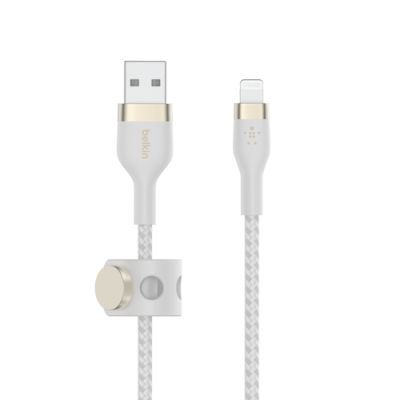 Belkin CAA010BT2MWH, 2 m, USB A, USB C/Lightning, Wit