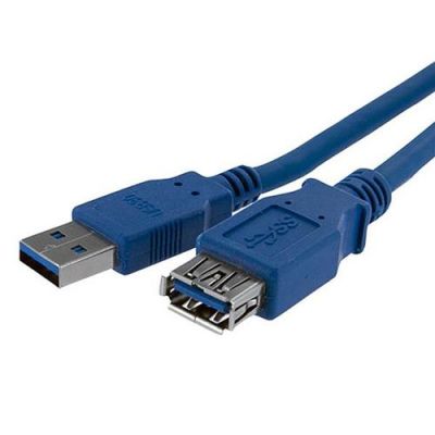 StarTech.com 1m SuperSpeed USB 3.0 Verlengkabel A naar A Blauw M/F, 1 m, USB A, USB A, USB 3.2 Gen 1