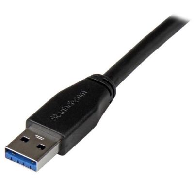 StarTech.com Actieve USB 3.0 USB-A naar USB-B kabel 10m USB 3.1 (Gen1) 5Gbps verlengkabel, 10 m, USB
