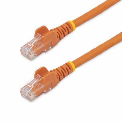 StarTech.com Cat6 patchkabel met snagless RJ45 connectors 3 m, oranje, 3 m, Cat6, U/UTP (UTP), RJ-45