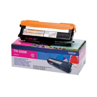 Brother TN-328M, 6000 pagina's, Magenta, 1 stuk(s)