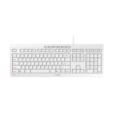 CHERRY STREAM, Volledige grootte (100%), USB, Mechanische keyswitch, QWERTY, Wit
