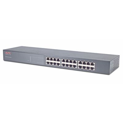 APC 24 Port 10/100 Ethernet Switch, 0,1 Gbit/s, 0 - 45 °C, 10 - 90 °C, 10 - 90 procent, 10 - 90 proc