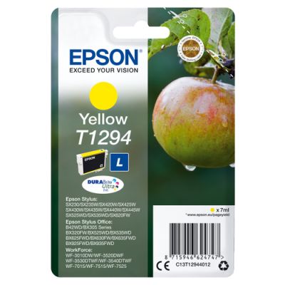Epson Apple Singlepack Yellow T1294 DURABrite Ultra Ink, Inkt op pigmentbasis, 7 ml, 1 stuk(s)