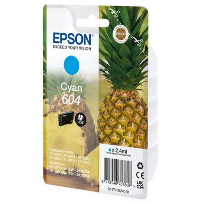 Epson 604, Normaal rendement, 2,4 ml, 1 stuk(s), Enkele verpakking