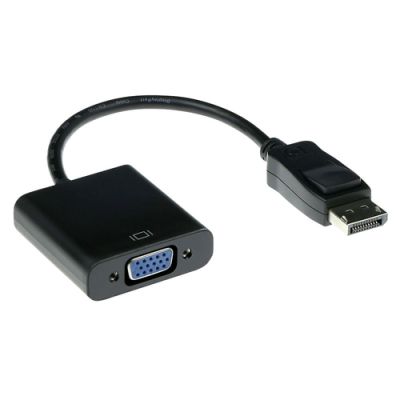 ACT 15 cm Verloop kabel DisplayPort male naar VGA female