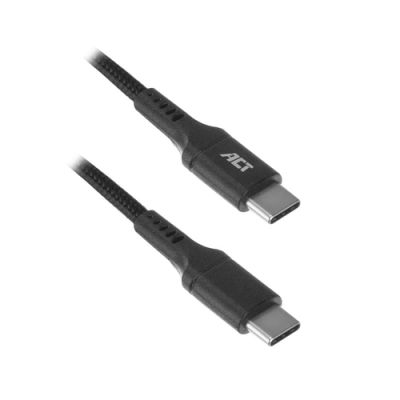 ACT AC3096, 1 m, USB C, USB C, USB 2.0, 480 Mbit/s, Zwart