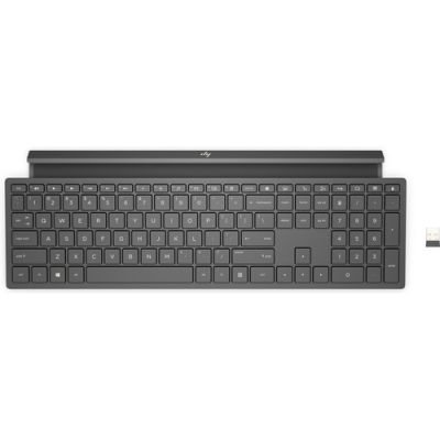 HP dual-mode toetsenbord 1000, USB + Bluetooth, QWERTY, Zwart