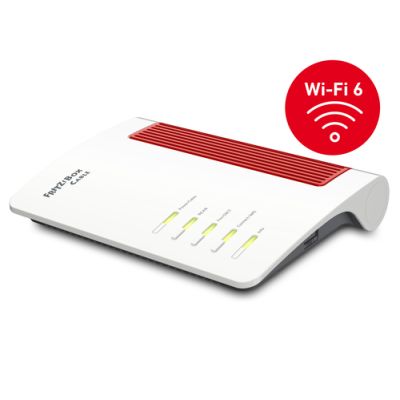 FRITZ!Box 6660 Cable Retail International, Wi-Fi 6 (802.11ax), Dual-band (2.4 GHz / 5 GHz), Ethernet