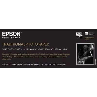 Epson Traditional Photo Paper, 64"x 15m, 300 g/m², 130 µm, - SureColor SC-P20000 - Epson Stylus Pro
