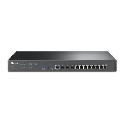 TP-Link ER8411, Ethernet WAN, Gigabit Ethernet, Zwart