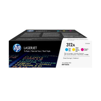 HP 312A 3-pack CYM Original LaserJet Ton
