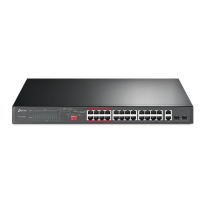 TP-Link TL-SL1226P, Unmanaged, Gigabit Ethernet (10/100/1000), Power over Ethernet (PoE), Rack-monta