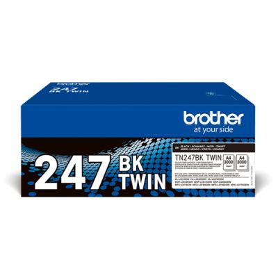 Brother TN-247BKTWIN, 3000 pagina's, Zwart, 2 stuk(s)