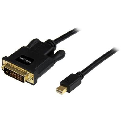 StarTech.com 3 m lange Mini DisplayPort-naar-DVI-adapterconverterkabel Mini DP-naar-DVI 1920x1200 zw