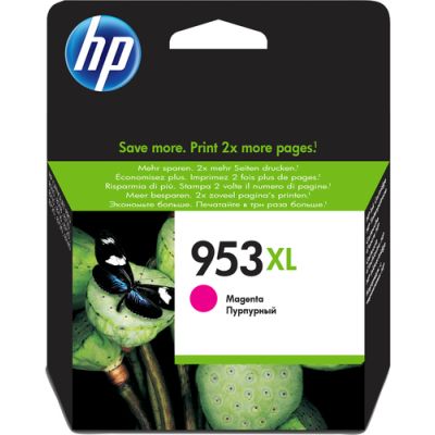 HP 953XL originele high-capacity magenta inktcartridge, Hoog (XL) rendement, Inkt op pigmentbasis, 18,5 ml, 1450 pagina's, 1 stuk(s)