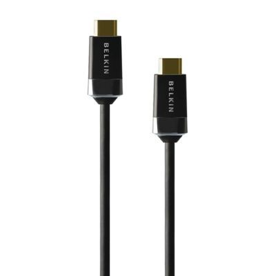 Belkin High Speed HDMI 2m, 2 m, HDMI Type A (Standaard), HDMI Type A (Standaard), Zwart