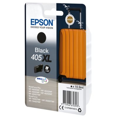 Epson Singlepack Black 405XL DURABrite Ultra Ink, Hoog (XL) rendement, Inkt op pigmentbasis, 18,9 ml