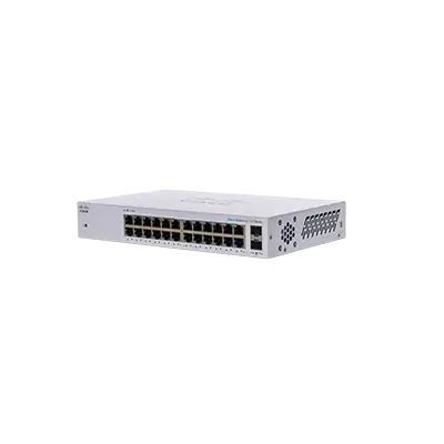Cisco CBS110, Unmanaged, L2, Gigabit Ethernet (10/100/1000), Full duplex, Rack-montage, 1U