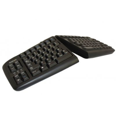 BakkerElkhuizen Goldtouch Adjustable V2 Black Splitkeyboard (US), Volledige grootte (100%), Bedraad, USB + PS/2, QWERTY, Zwart