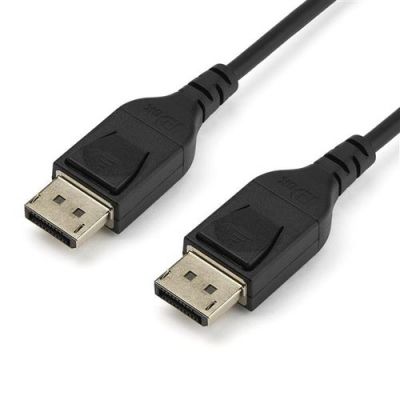 StarTech.com 2 m DisplayPort 1.4 kabel VESA gecertificeerd, 2 m, DisplayPort, DisplayPort, Mannelijk