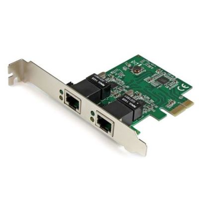 StarTech.com 2-poorts gigabit PCI Express server netwerk adapter kaart PCIe NIC, Intern, Bedraad, PC