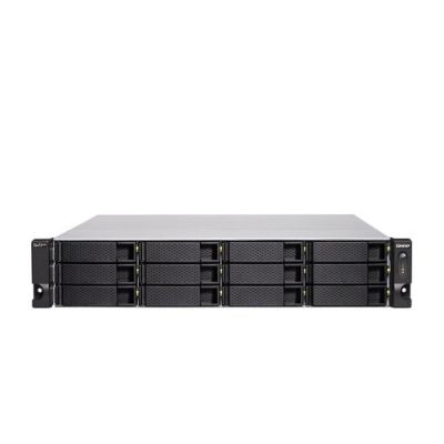 QNAP TS-H1886XU-RP-R2, NAS, Rack (3U), Intel® Xeon® D, D-1622, Zwart, Grijs